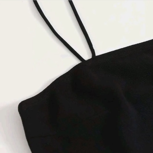 SHEIN unity crop cami top & split hem skirt set - Picture 1 of 4